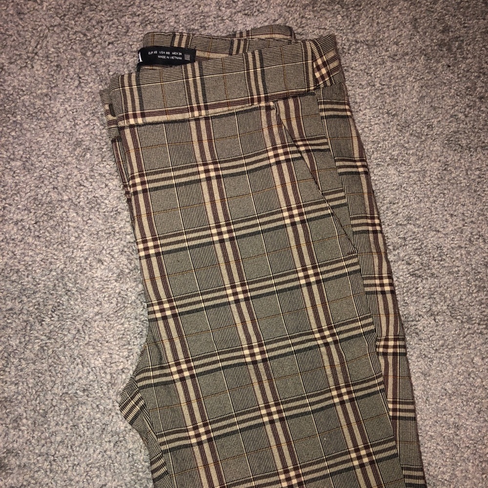 Plaid trousers